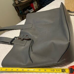 All leather Frye tote